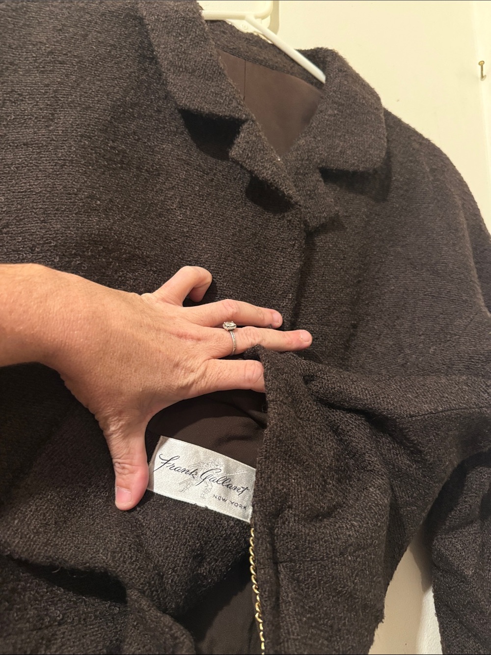 Frank Gallant New York Vintage wool jacket